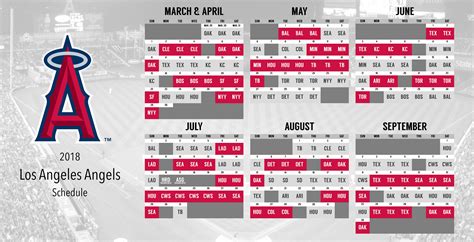 angels july schedule